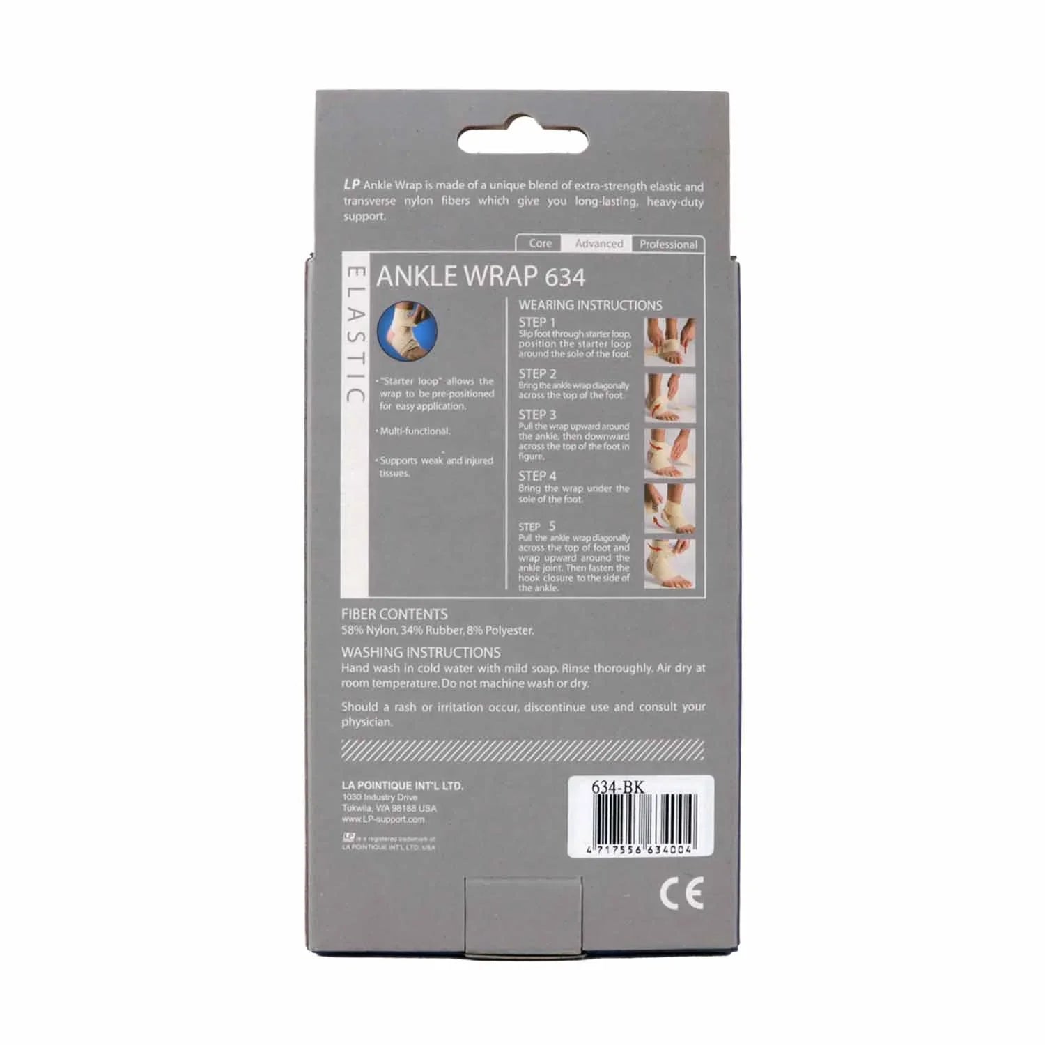 LP Ankle Wrap #634 - Adjustable Compression