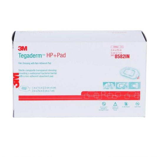 3M Tegaderm (8582IN) HP+Pad Film Dressing (5 cm x 7 cm)