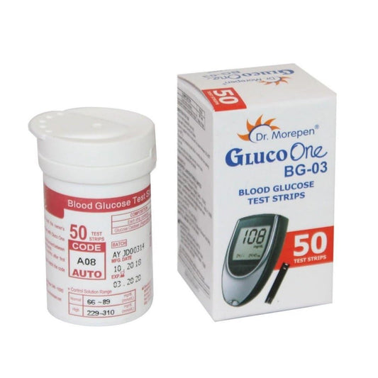 Dr. Morepen BG-03 Blood Glucose Test Strips (50 Strips)