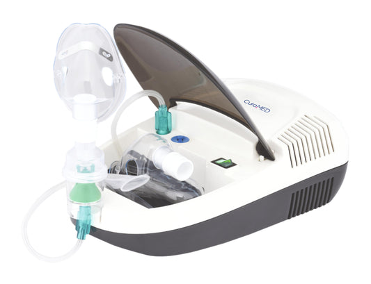 CuroMed Nebulizer Prime – Efficient Respiratory Care for Asthma & Cold Relief