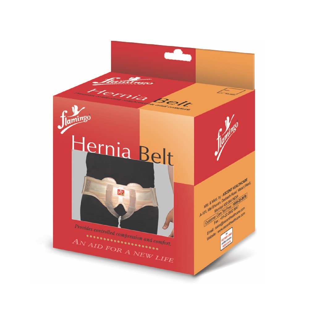 Flamingo Hernia Support Belt - Special Foam Pads