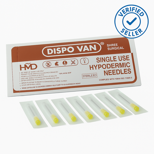 Dispovan 26G x 0.5" Needle – Pack of 100 (Sterile, Single-Use)