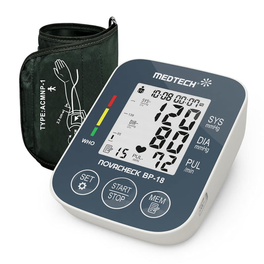 MEDTECH BP18 Digital BP Monitor – USB-C, Full Cuff (22–42cm)