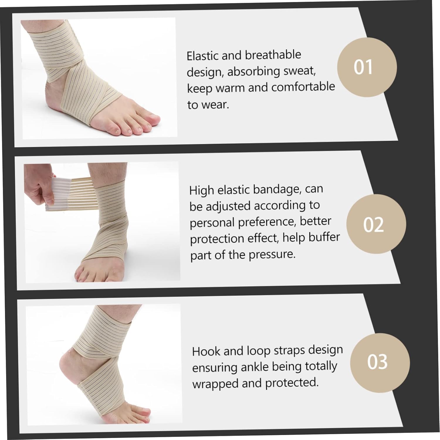 LP Ankle Wrap #634 - Adjustable Compression
