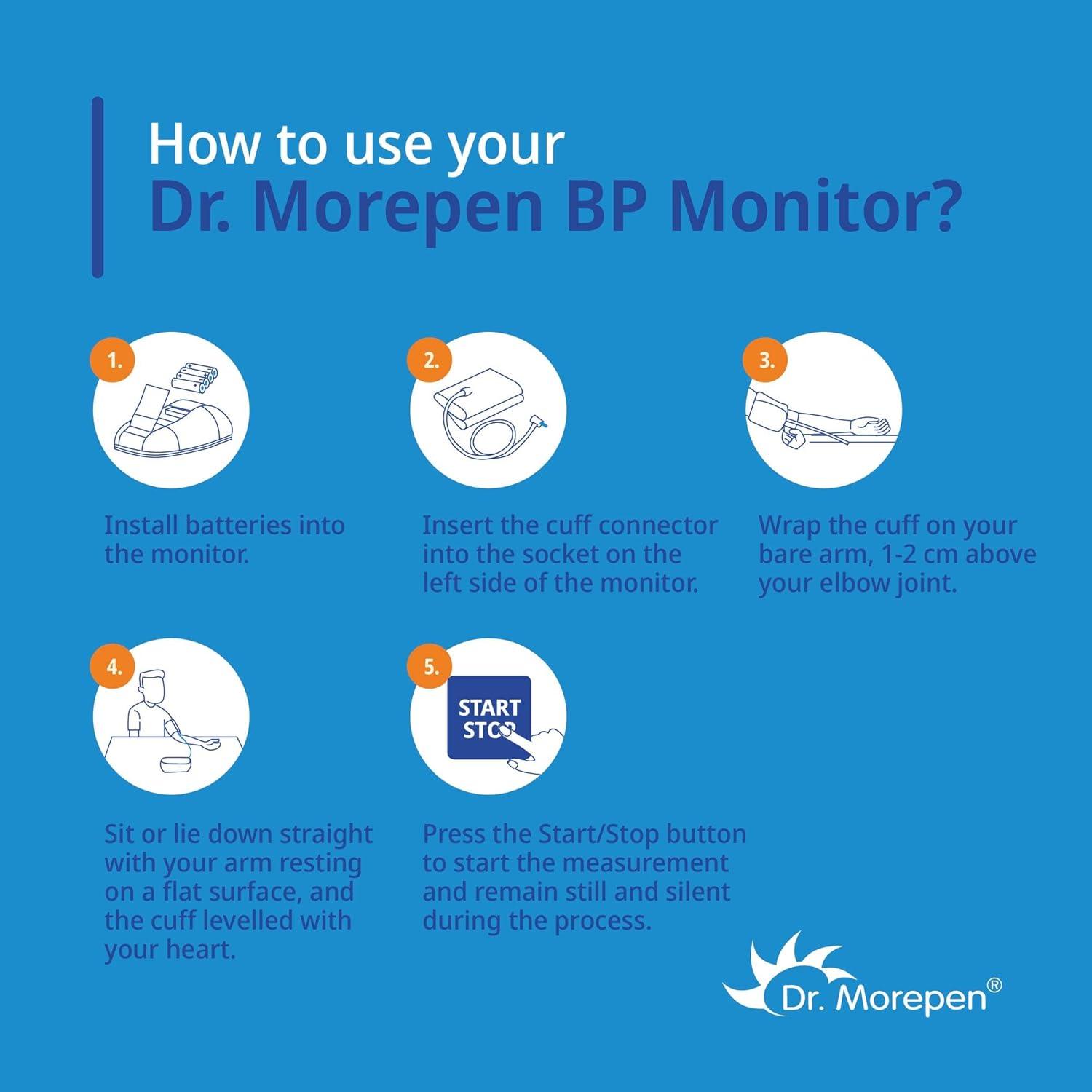 Dr. Morepen BP15 Digital Blood Pressure Monitor