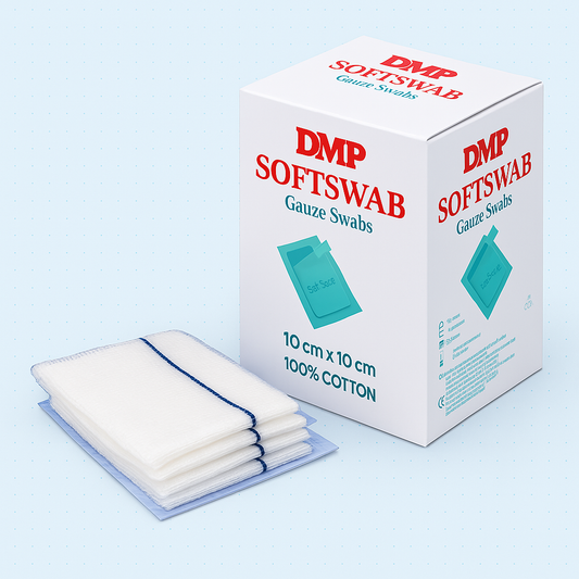 SoftSwabs Gauze 10x10cm – 100% Cotton – 25 Pcs