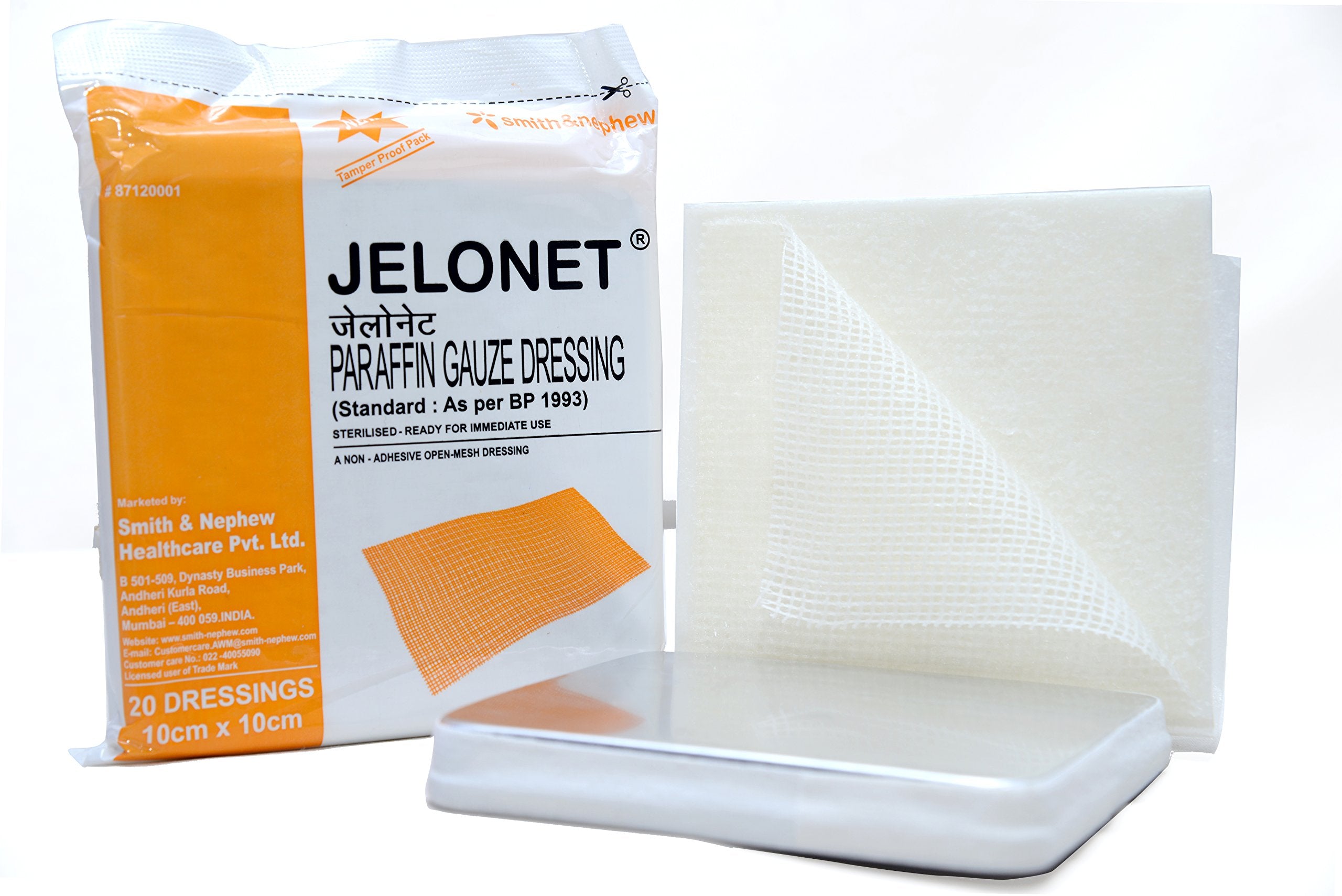 Jelonet Paraffin Gauze Dressing – Low-Adherent & Soothing Care