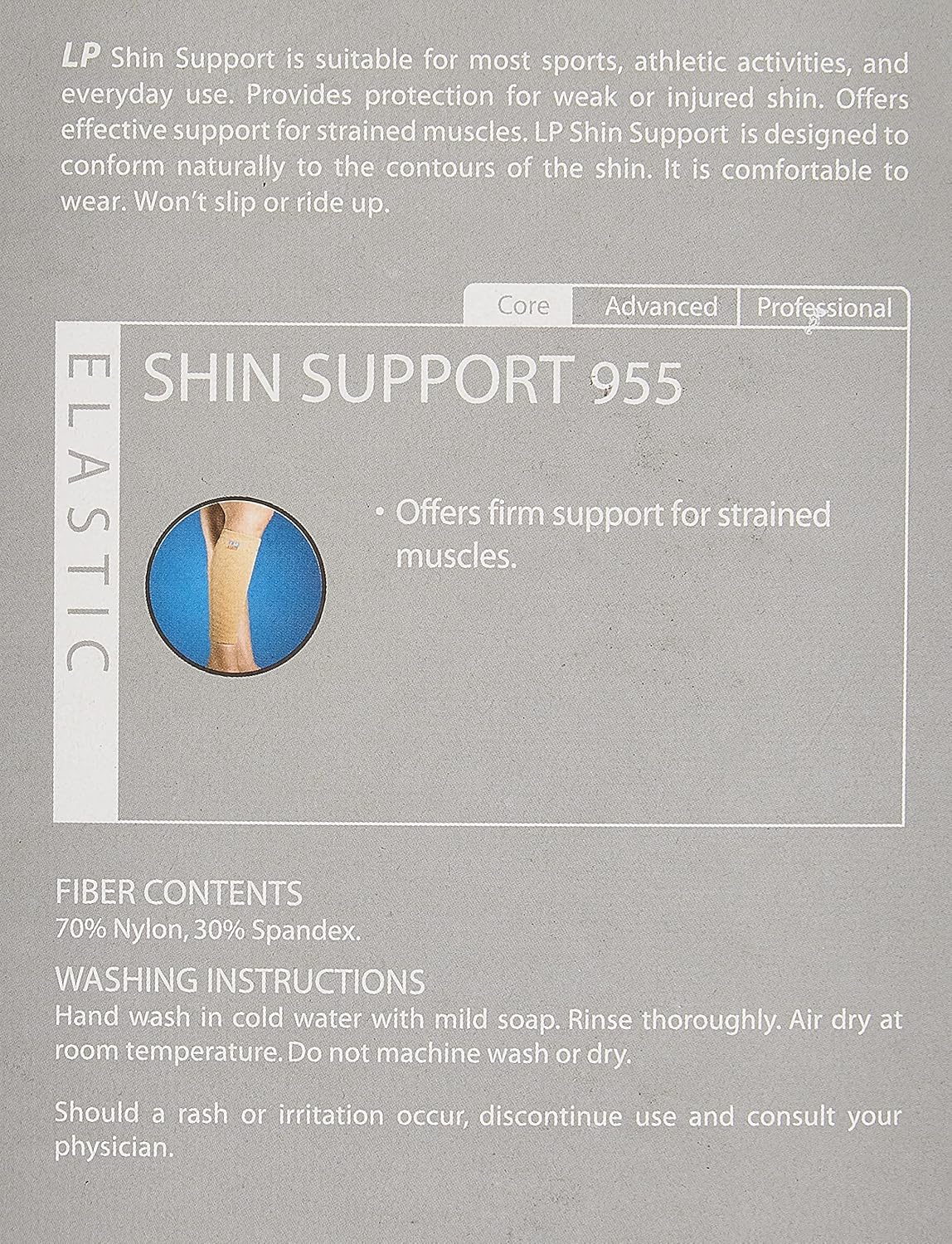 LP Shin Support #955 -Four-Way Stretch Unisex