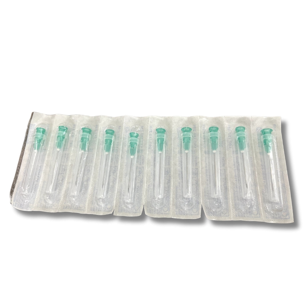 Dispovan 21G x 1" Needle – Pack of 100 (Sterile, Single-Use)