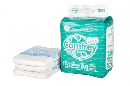 Comfrey Adult Diapers Disposable – Leak‑Lock & Comfort Fit