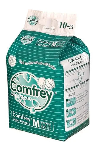 Comfrey Adult Diapers Disposable – Leak‑Lock & Comfort Fit