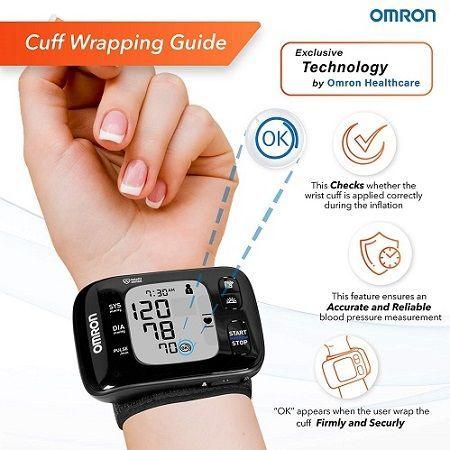 Omron HEM-6232T Wrist BP Monitor – Smart & Accurate