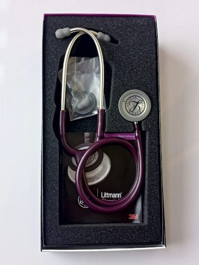 3M Littmann Classic III 5831 Stethoscope – Plum Tube, 27″